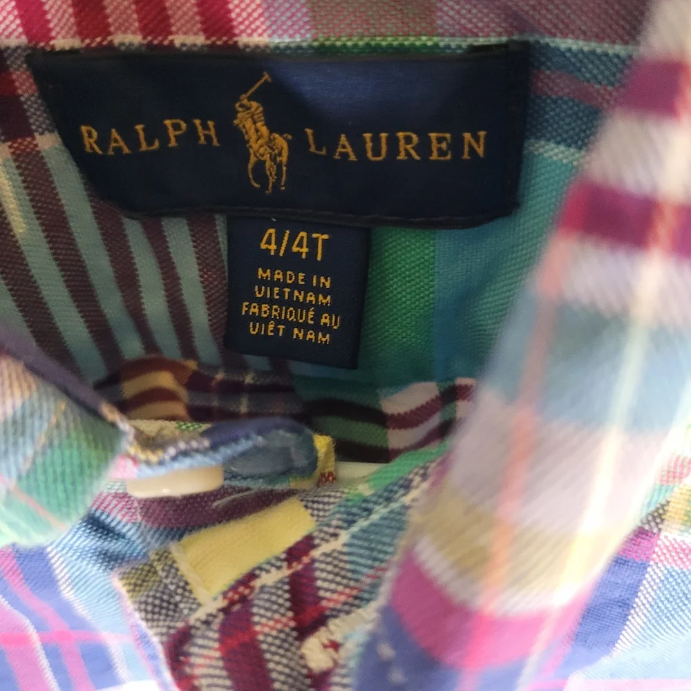Ralph Lauren Blue and Purple Button Down Shirts